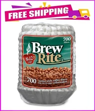 Brew Rite Coffee Filter 8-12 Cups, 700 ct.