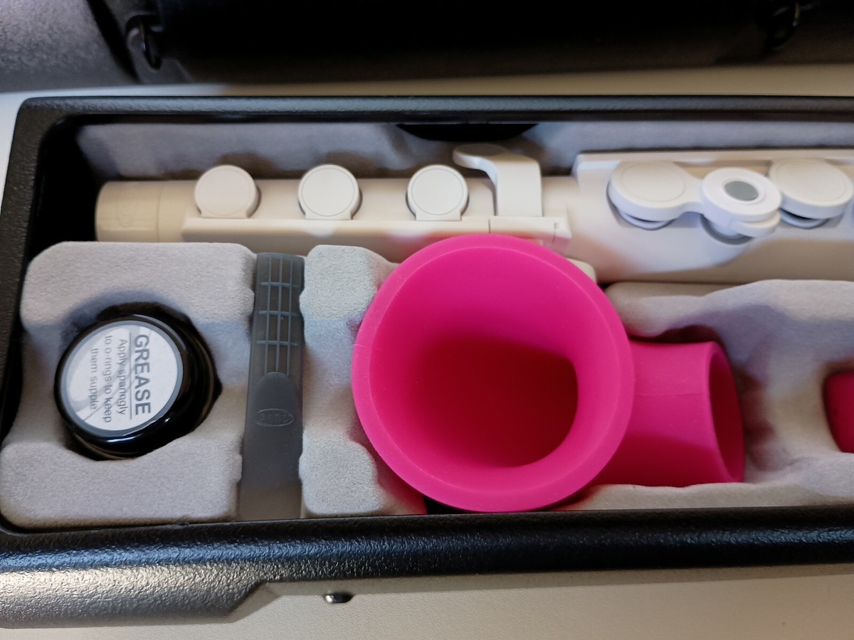 Nuvo jSax - Pink And White - Complete In Box - Electronic