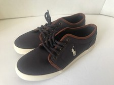 POLO RALPH LAUREN 990549J ETHAN LOW Jrunior Navy/White Canvas Casual Shoe Boys