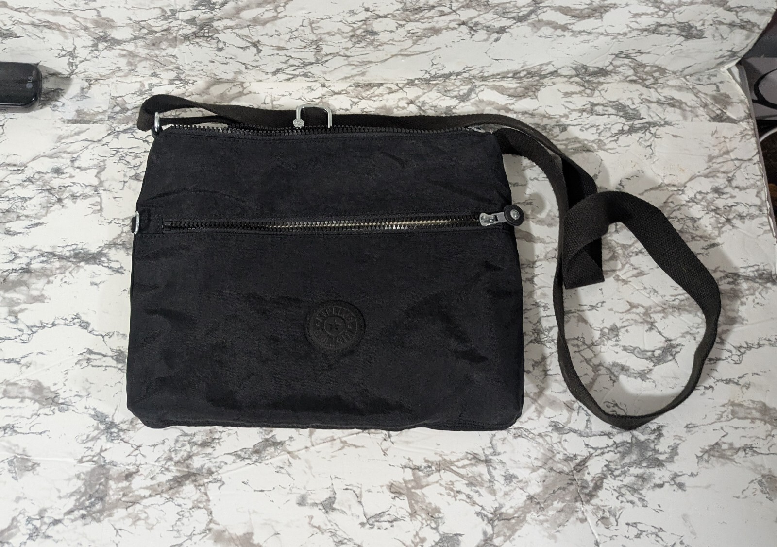 Kipling Annabelle Solid Black Crossbody Adjustabl… - image 1
