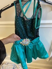 weismann dance costume Girls Size IC Green