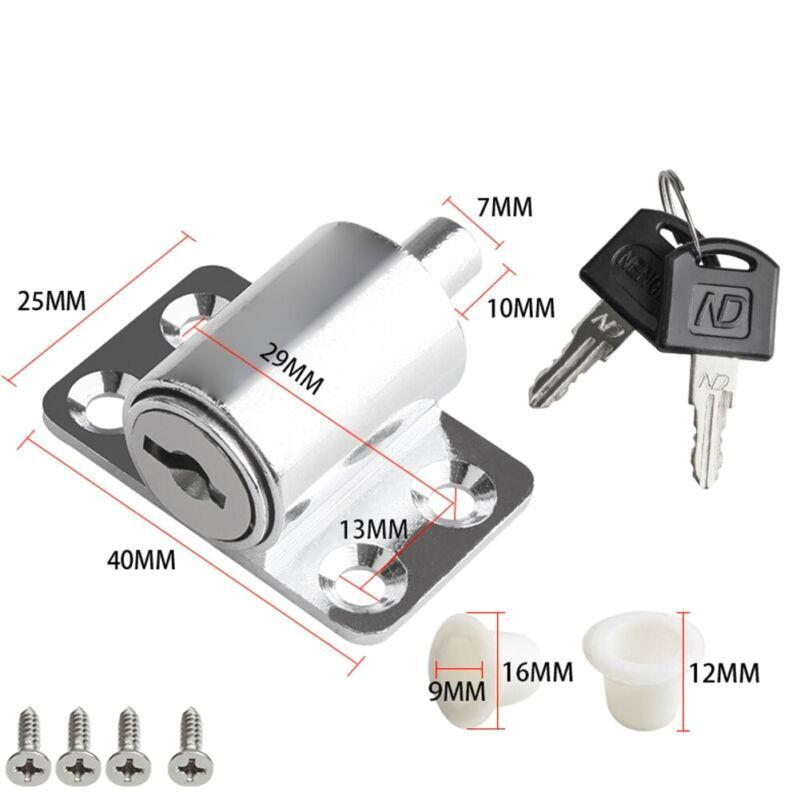 Aluminum Alloy Sliding Patio Door Lock AntiTheft Latch Secure Bolt eBay