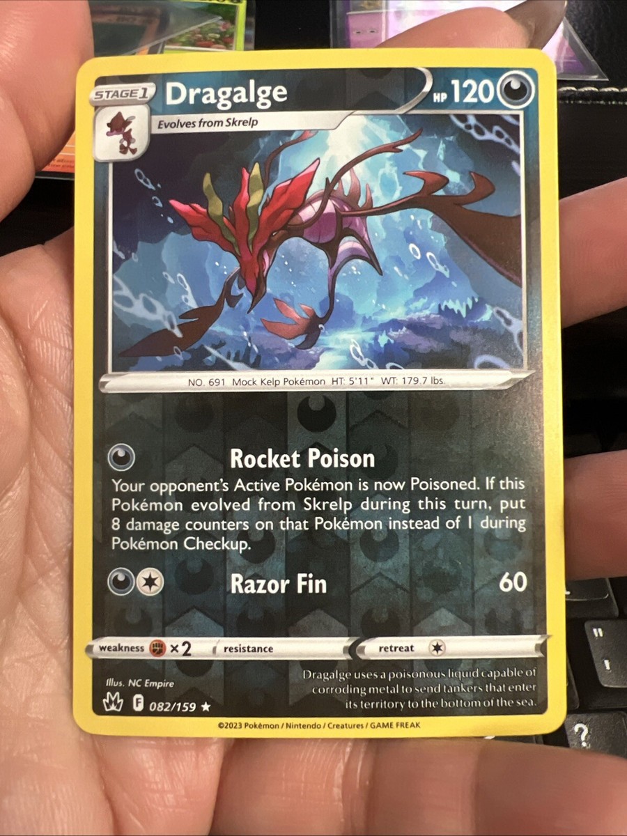 Pokemon - Crown Zenith - Dragalge - 082/159 - Reverse Holo Rare