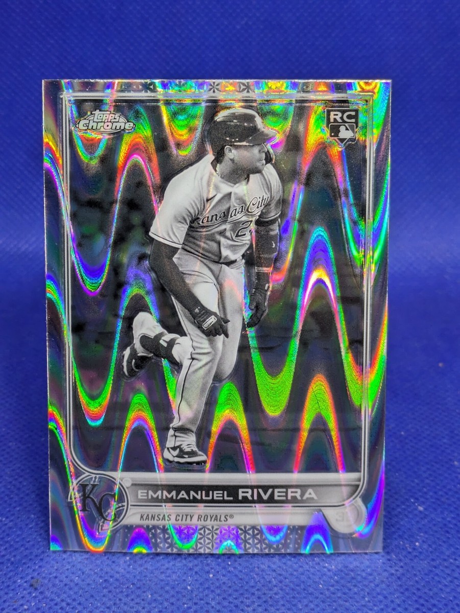2022 Topps Chrome Baseball BLACK & WHITE RAYWAVE REFRACTOR