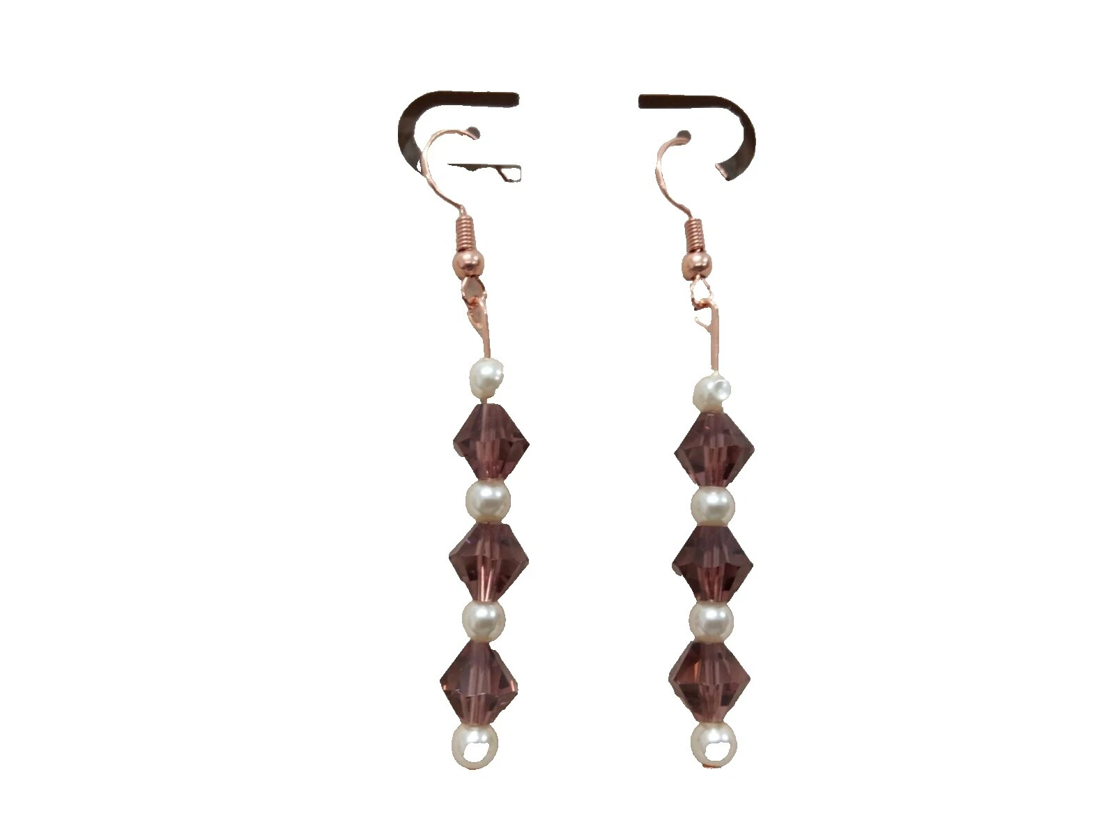 Cobre Con cuentas pendientes hechos a mano