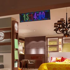 26"*8" Message Board Full Color RGB Programmable Outdoor Sign LED Scrolling Sign