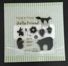 Close To My Heart CTMH My Acrylix Hello Friend B1277 New Stamp Set