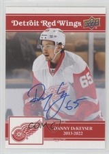 2025-26 Upper Deck Detroit Red Wings Centennial Danny DeKeyser #11 Auto 07po