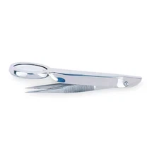 Medique 72101 Splinter Tweezer, Stainless Steel, 4 In L, Silver, Magnifier