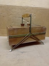 Mobiletto  Porta Cucito Vintage Stile Anni 60 Gambe In Metallo
