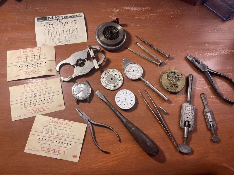 Watchmaker Tools Lot