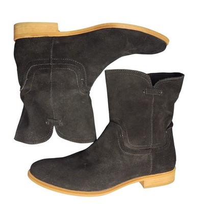 Splendid Palisade Ankle Boots Womens Size 9M Black Upper Suede Comfort Pull On