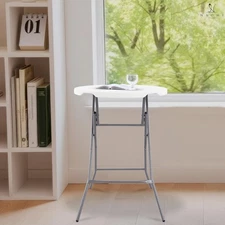 Bar Resin Table White