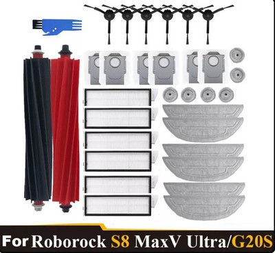 Zubehör-Set für Roborock S8 Maxv Ultra G20s Saugroboter Ersatzteile