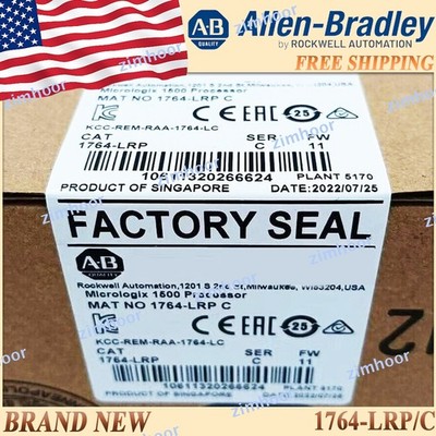 New Factory Sealed AB 1764-LRP/C MicroLogix Processor 1764LRP serC Free Ship US