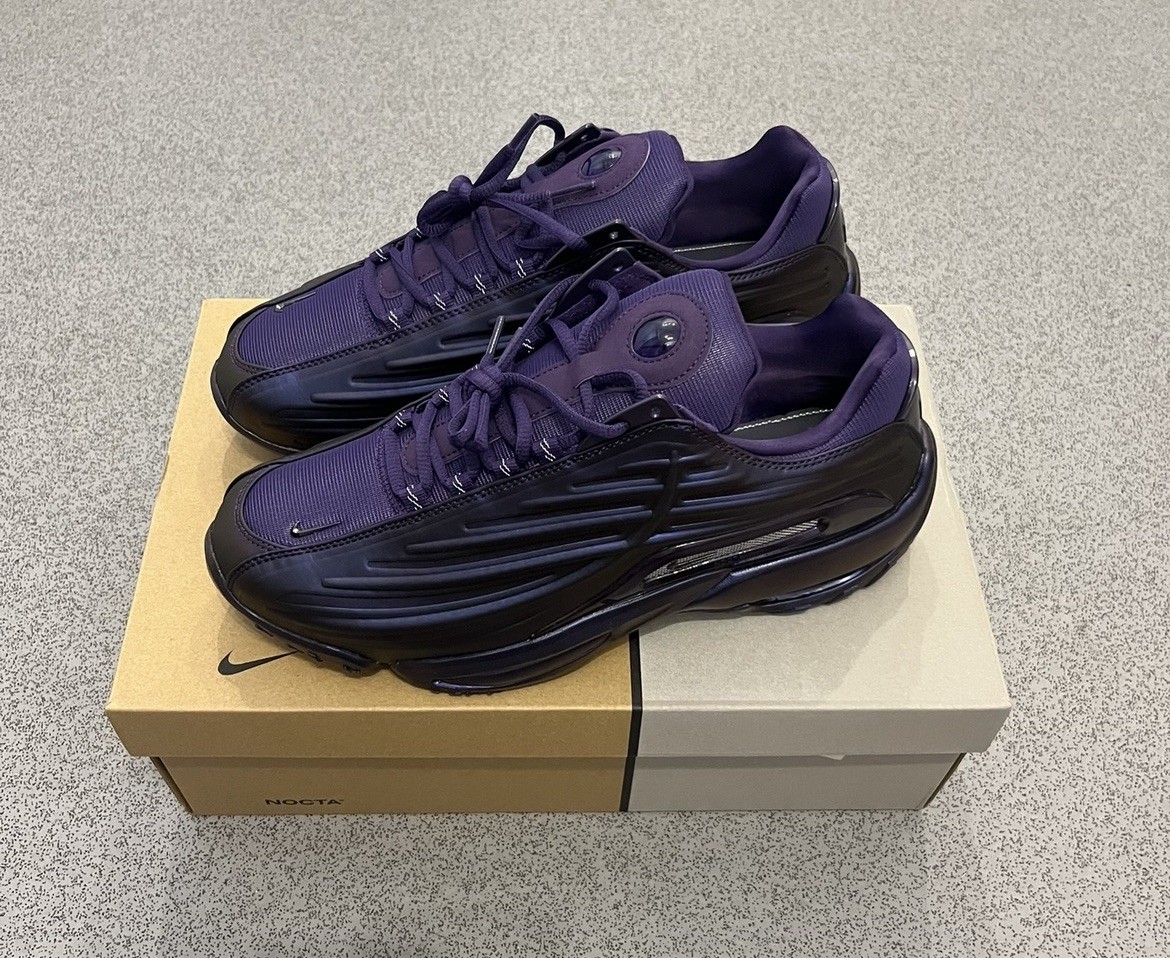 Nike Hot Step 2 Drake Nocta Eggplant Purple UK10.5 US11.5 Brand