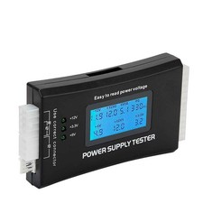 PC 20/24 Pin 4 PSU ATX BTX ITX SATA HDD Power Supply LCD Digital Tester Meter D