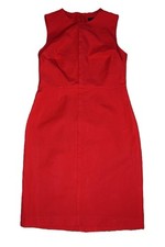 Banana Republic Red Sleeveless Above The Knee Dress Stretch Women's Size 12