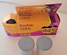 Kodak USA Gold 200 35mm Film 24 Exposures Expired New Sealed 2 Rolls