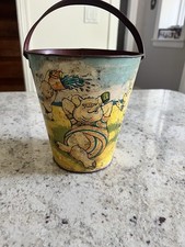 Disney T. Cohn Three Little Pigs sand pail 19...