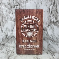 Viking Revolution Sandalwood Beard Wash  Beard Conditioner 5oz Each Exp 10/2027