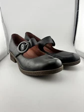 Dansko Brandy Mary Jane Black Leather Shoe Size 40