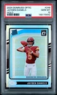 2024 Donruss Optic #248 Jayden Daniels Holo Rated Rookie RC PSA 10 GEM MINT