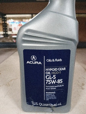 #ad Honda Acura Hypoid GL 5 75W 85 oIL Fluid 337 $22.49
