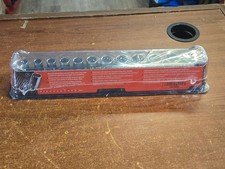 Snap-on 38 Drive 8 - 19 Mm 6-point Semideep Socket Set 212fsmsy Usa