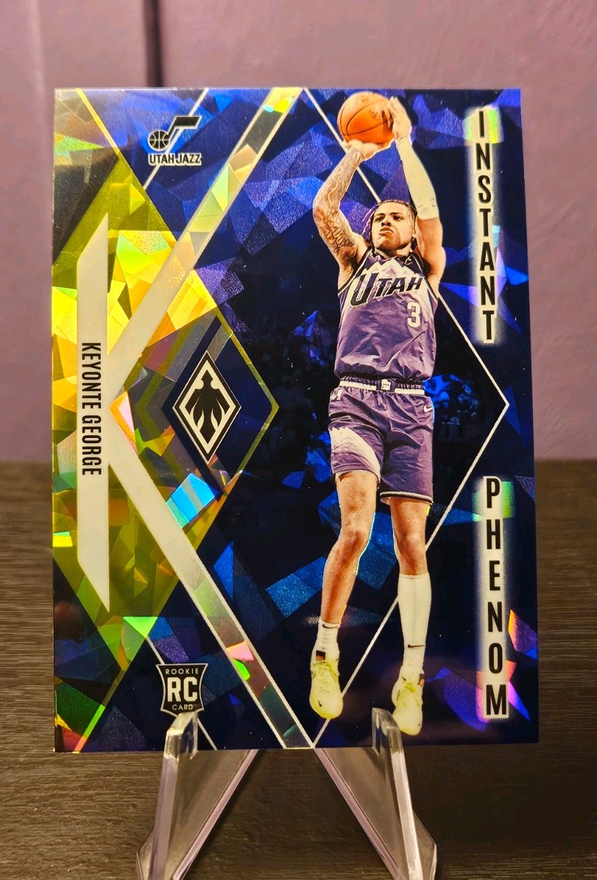 2023-24 Panini Phoenix - Instant Phenom Keyonte George #5 Blue Ice (RC)
