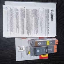 Genuine Canon Ink 50 Photo Paper Combo Pack Black 3e Magenta 6 Cyan 6 Yellow 6