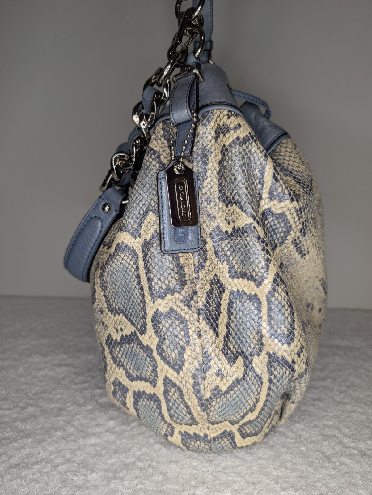 Coach - Madison Python Embossed Leather - image 2