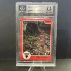 1986 Star Michael Jordan #4 Pro Stats. BGS 7.5 (subs 7, 9, 9, 9.5). Card Is Mint