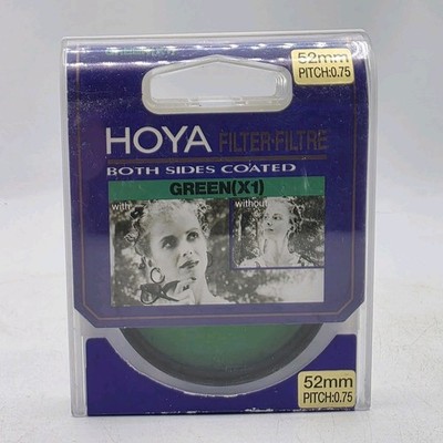 HOYA 52mm G (X1) grün Objektivfilter für Schwarzweißfotografie