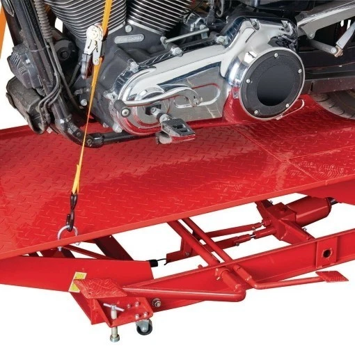 CRUIZER Ponte Piattaforma sollevatore idraulico MOTO Scooter pompa pedale 450 kg - Immagine 4 di 4