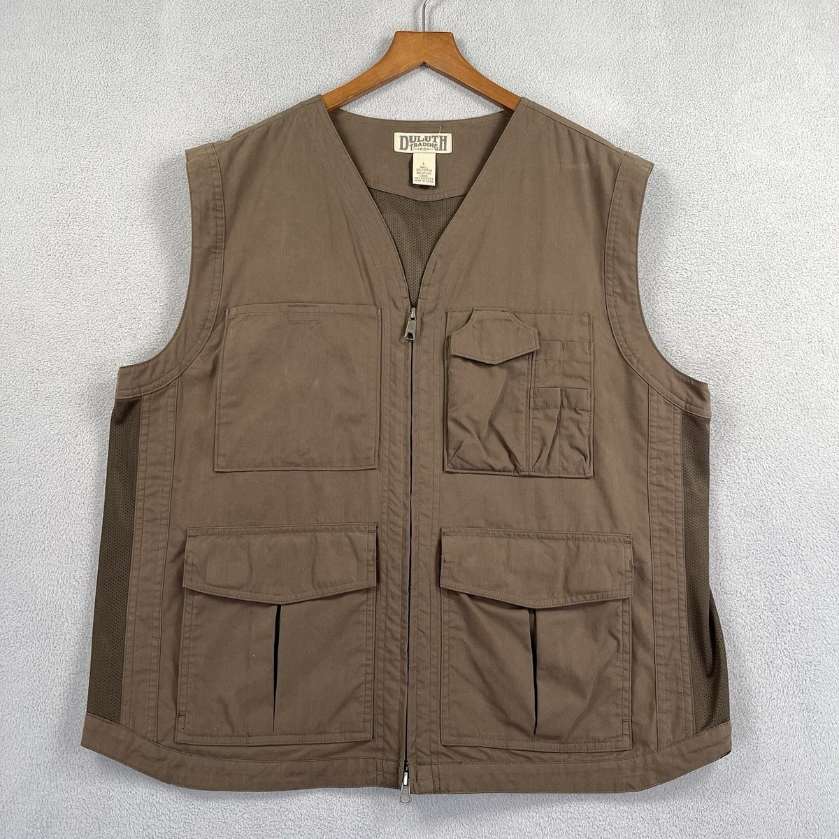 Gilet de Plein Air Multi-Poches pour Homme Gilet Avec Capuche