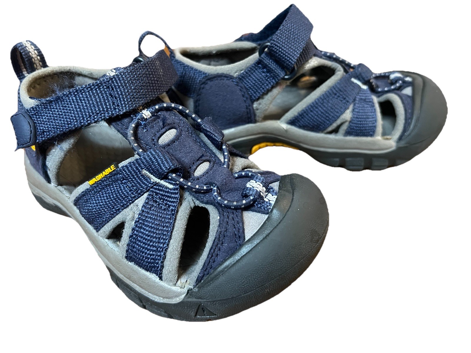 Sandali Keen Unisex Bambino Venezia H2 Punta Chiusa Acqua Taglia 9 Navy Grigio Ottimi