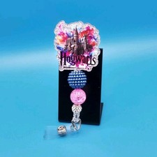 Wizards, Beaded Badge Reel, Alligator Clip