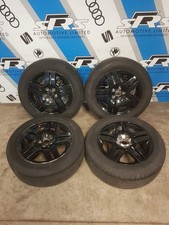 Set of 4 VW Golf MK4 Bora 6 x 15 5x100 Avus Alloy Wheels & Tyres - 1J0 601 025 Q