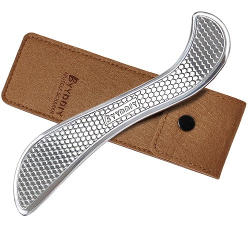 Anti-Skid Stainless Steel Gua Sha Muscle Scraper Tool,Scar Tissue Tool,Physic...