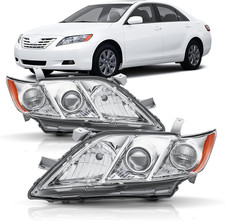Headlight Assembly Compatible with 2007 2008 2009 Toyota Camry Base/Ce/Le/Xle US