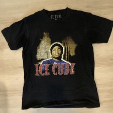 Ice Cube Black Graphic T-Shirt, Size M, 100% Cotton, Made in Mexico