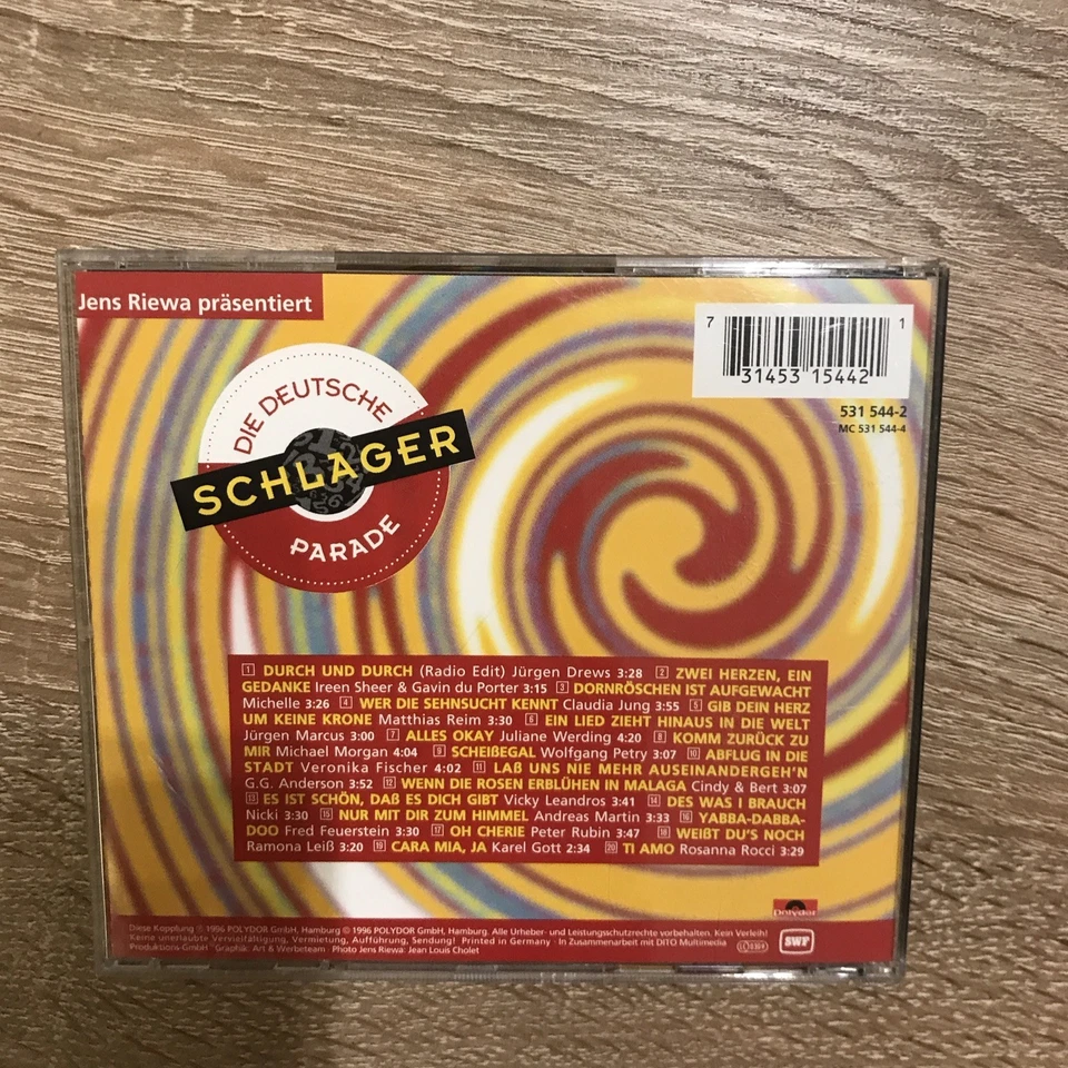 Deutsche Schlagerparade (1996, Jens Riewa präs.) [ CD ] Jürgen Drews, Ireen S. B - Bild 3 von 3