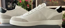 ECCO Street Lite Leather Casual Sneakers Shoes White/Gravel US Sz 11- 11.5  NWB