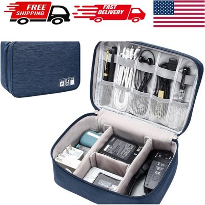 Compact Travel Organizer for Cables and Accessories   Stylish Waterproof Design