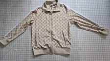 Puma T7 Printed Designer Track Jacket Beige Womens Size Large