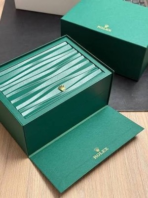 Authentic NEW STYLE 2025 ROLEX Watch Box Medium Size Submariner/GMT Master II