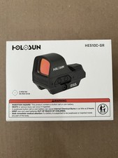 HOLOSUN HE510C-GR Open Reflex Sight - Green Reticle