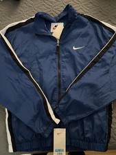 Vintage Nike Zip Up Windbreaker Jacket Men  s M Blue BNWT Brand New With Tags 