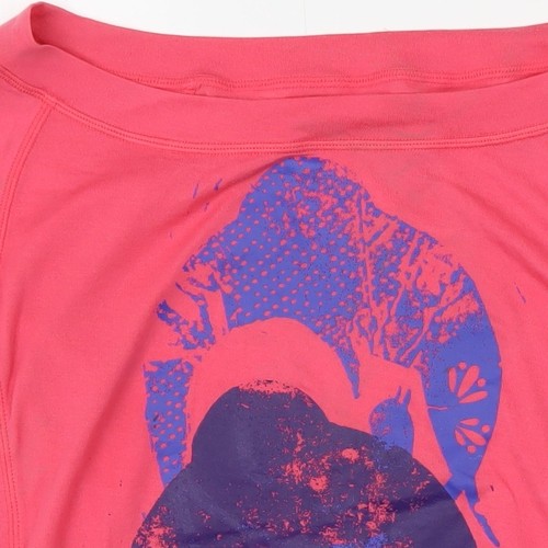 Nike Women's Pink Graphic Yoga T-Shirt Size S - Picture 9 of 12